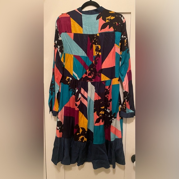 Anthropologie Maeve Gillian Abstract Shirtdress Size Small - Picture 3 of 3